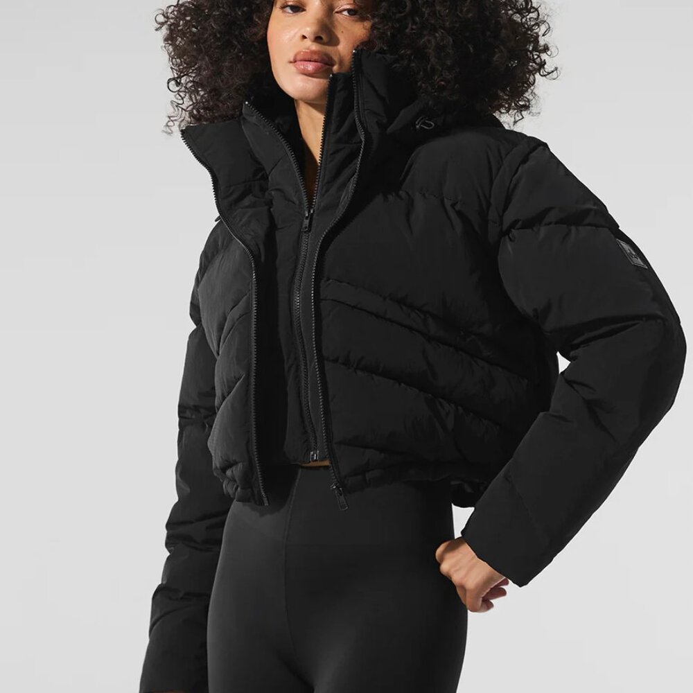 ALO Glacier Puffer Black Puffy Jacket (Size S) ✨✨